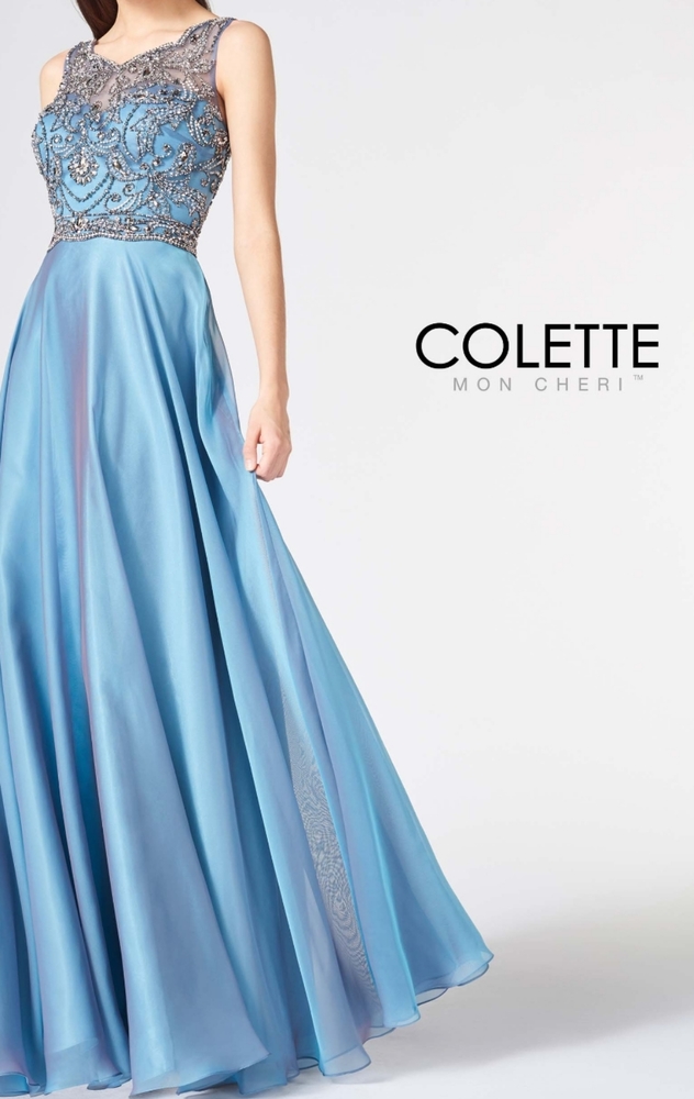 Colette irredecent steel dress size 10